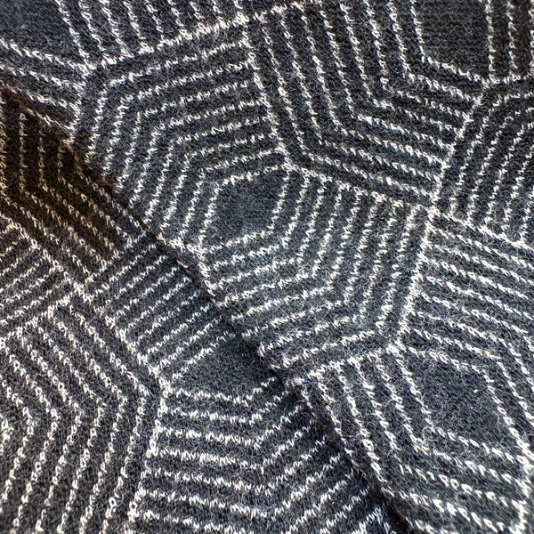 リストウォーマー  ウール 黒 black スウェーデン エドゥルスドッター polygon black-beige Edursdotter wool sweden wrist warmers