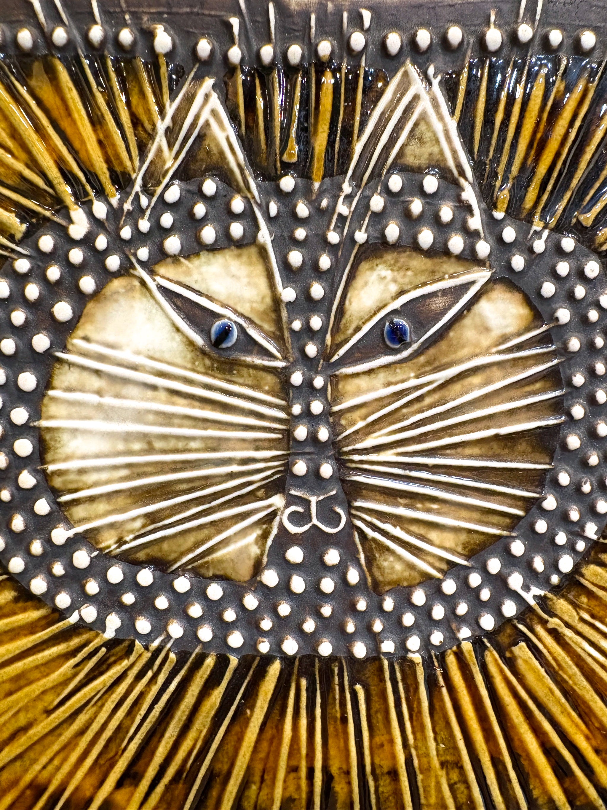 Lisa Larson リサ・ラーソン 猫 ヴィンテージ陶板 北欧アート リサ ラーソン ヴィンテージ 陶板 猫 Katt Vintage Lisa Larson